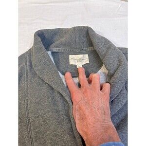 Eddie Bauer Women's Gray Pullover Sweatshirt/ Tunic Shawl Collar XXLT Very Soft